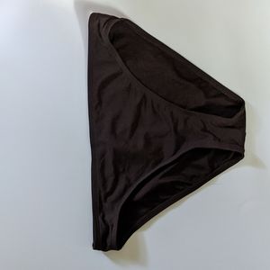 La Blanca  deep Cocoa Bikini Bottom size 10